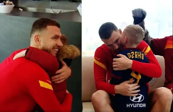 Bravo Edine: Emotivni susret Džeke i malog navijača Rome