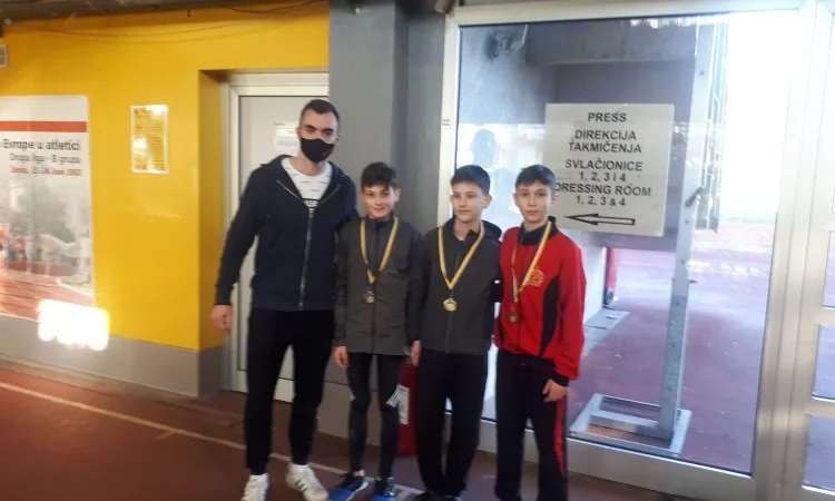 Mladi atletičari Slobode osvojili pet medalja na dvoranskom prvenstvu BiH