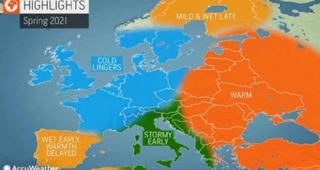Pogledajte veliku prognozu za proljeće: Čeka nas turbulentno vrijeme