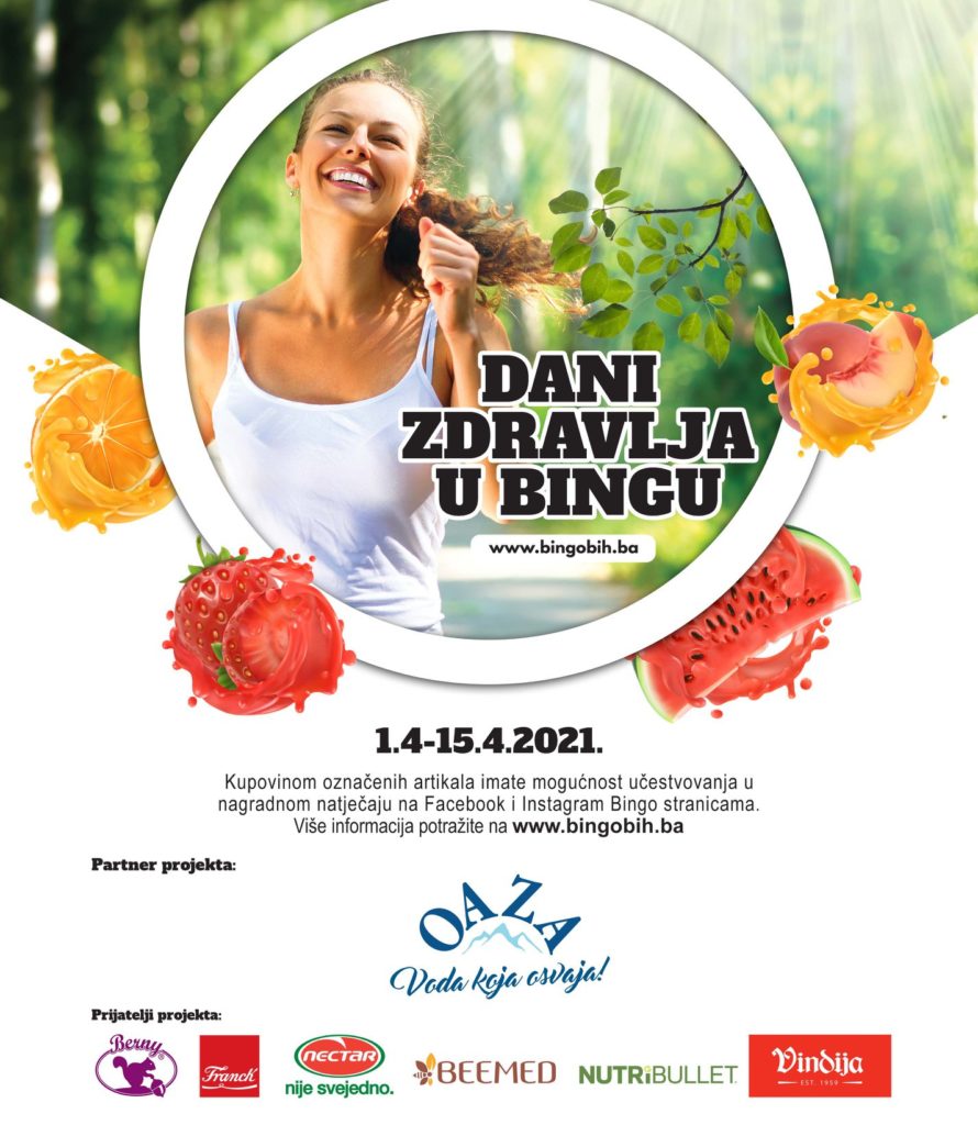 „Dani zdravlja u Bingu“ – aktivnost u znaku zdrave ishrane i vrijednih poklona