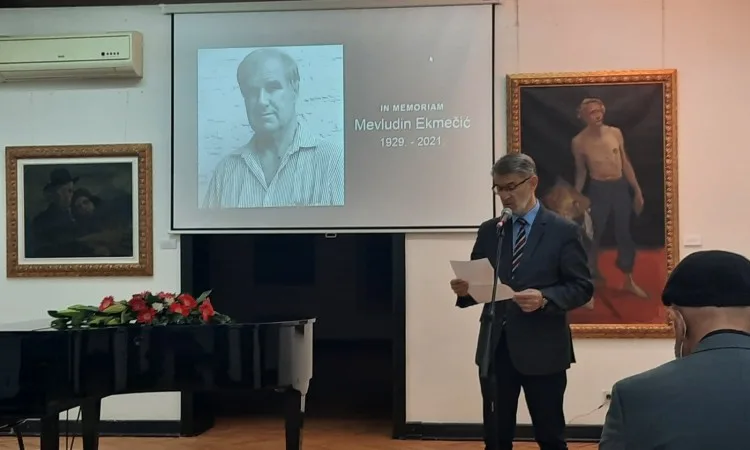 Održana komemoracija povodom smrti akademskog slikara Mevludina Ekmečića