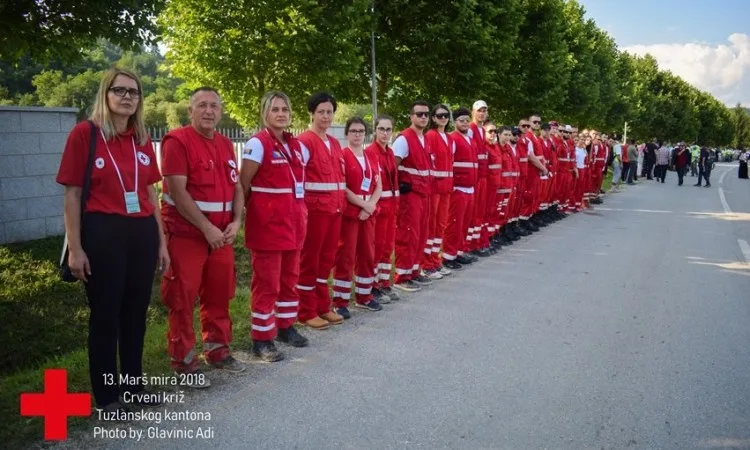 Crveni križ Tuzlanskog kantona: Savjeti i preporuke za učesnike Marša mira