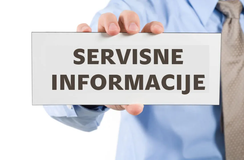 Servisne informacije u protekla 24 sata