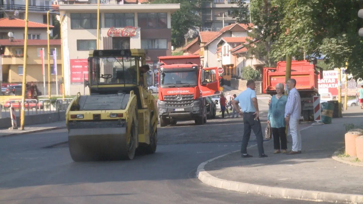 U toku završni radovi na sanaciji ulice Mirze Delibašića (VIDEO)