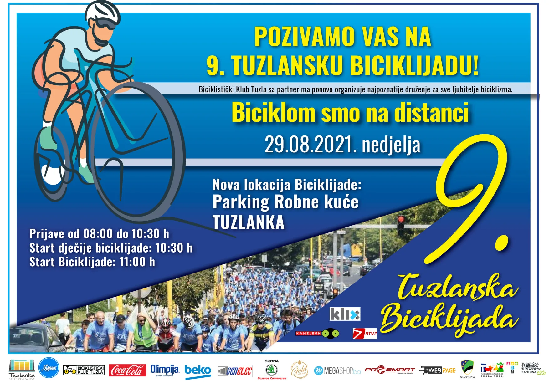 Tuzlanska biciklijada ponovo sa nama: Počele pripreme za 9. tuzlansku biciklijadu! Prijavite se