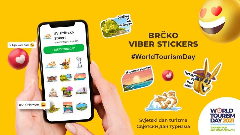Promocija Viber naljepnica “Visit Brcko” povodom Svjetskog dana turizma