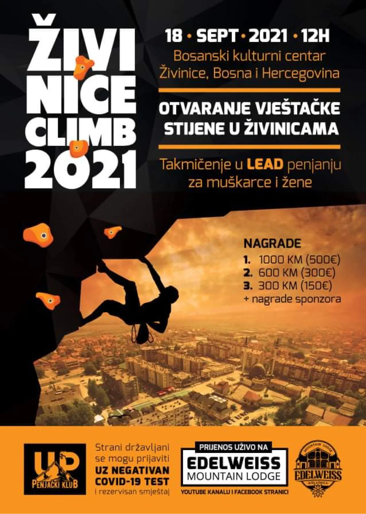 U Živinicama je napravljena najveća stijena za penjanje u BiH