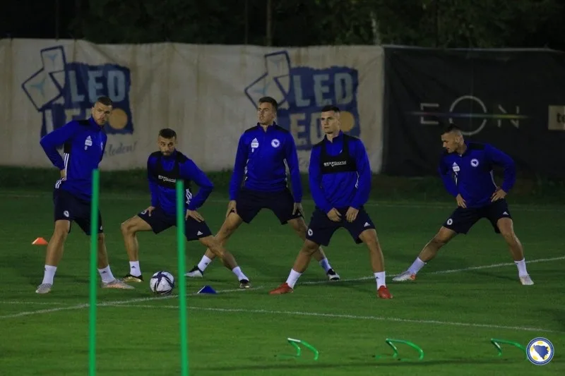 Bh. fudbaleri obavili trening, danas putuju za Kazahstan