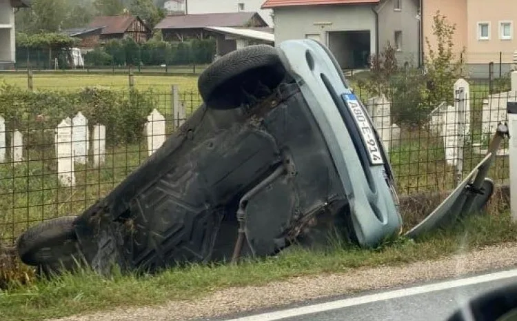 Nesreća kod Kalesije, povrijeđene dvije osobe