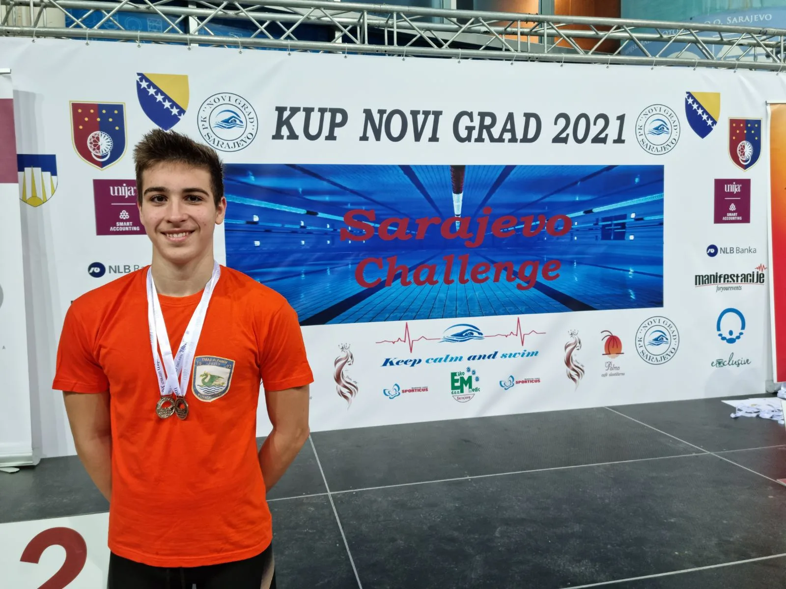 Kenan Dračić ostvario veliki uspjeh na 11. Međunarodnom plivačkom miting Kupu ‘’Novi Grad’’ 2021