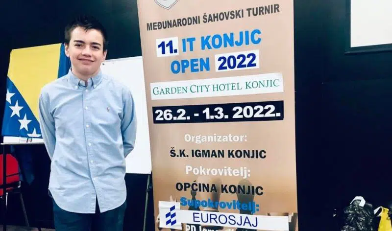 Mladi Tuzlak Sanjin Čulum osvojio titulu FIDE majstora
