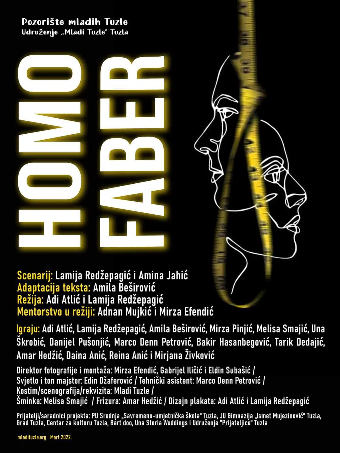 Pozorište mladih Tuzle: Premijera kratkog igranog filma ‘Homo faber’ u Tuzli