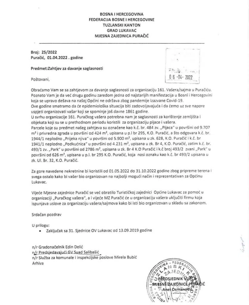Vijećenici “većine” odbili prijedlog da organizator vašera u Puračiću podnese finansijski izvještaj!?