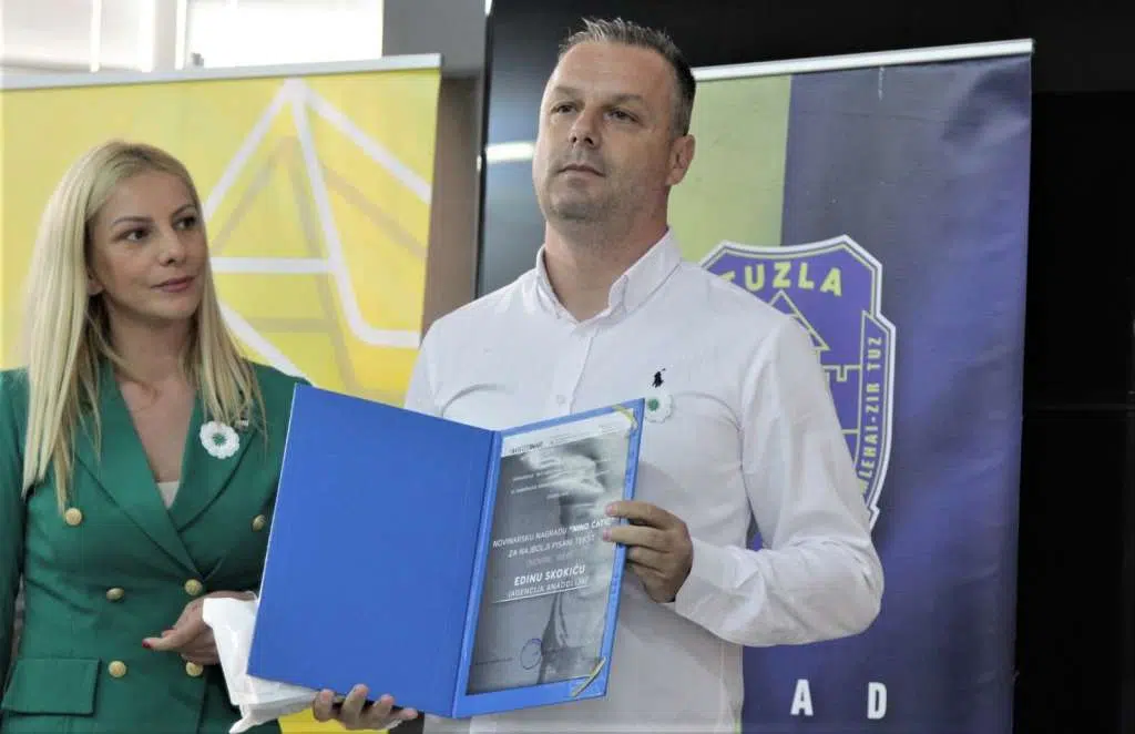 Edin Skokić osvojio novinarsku nagradu “Nino Ćatić”