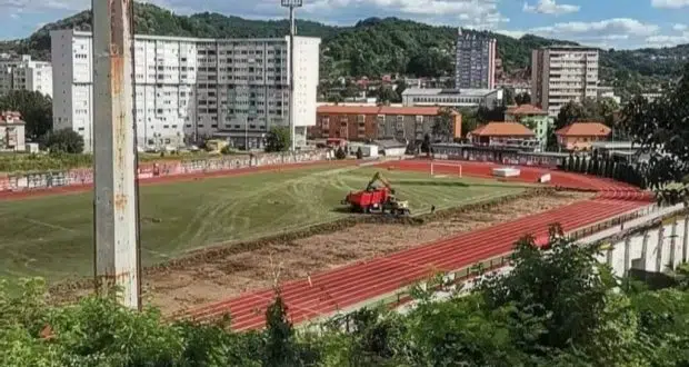 Počeli radovi na stadionu Tušanj