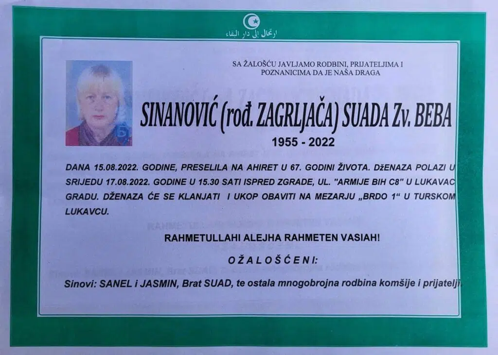 Iznenada nas je napustila nastavnica Beba