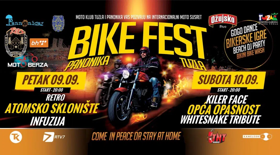Bike Fest u Tuzli: Dolaze Atomsko sklonište i Opća opasnost
