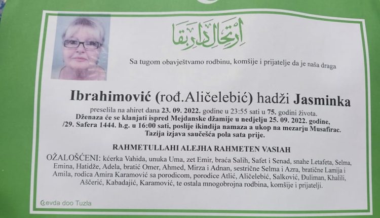 u-75.-godini:-u-tuzli-preminula-novinarka-jasminka-ibrahimovic