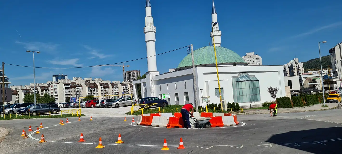 Postavljen montažni kružni tok u tuzlanskom Ši Selu