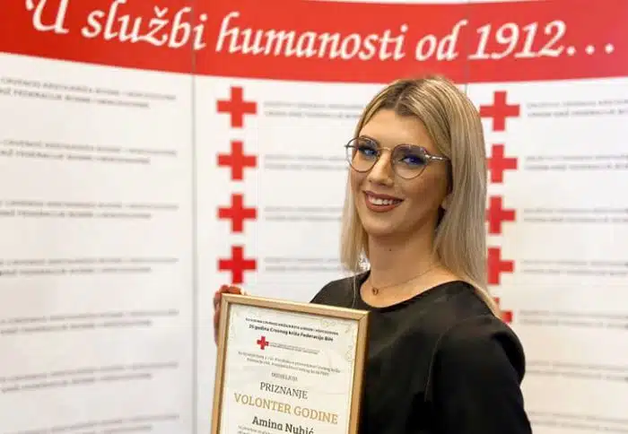 Volonterka godine Amina Nuhić iz Živinica