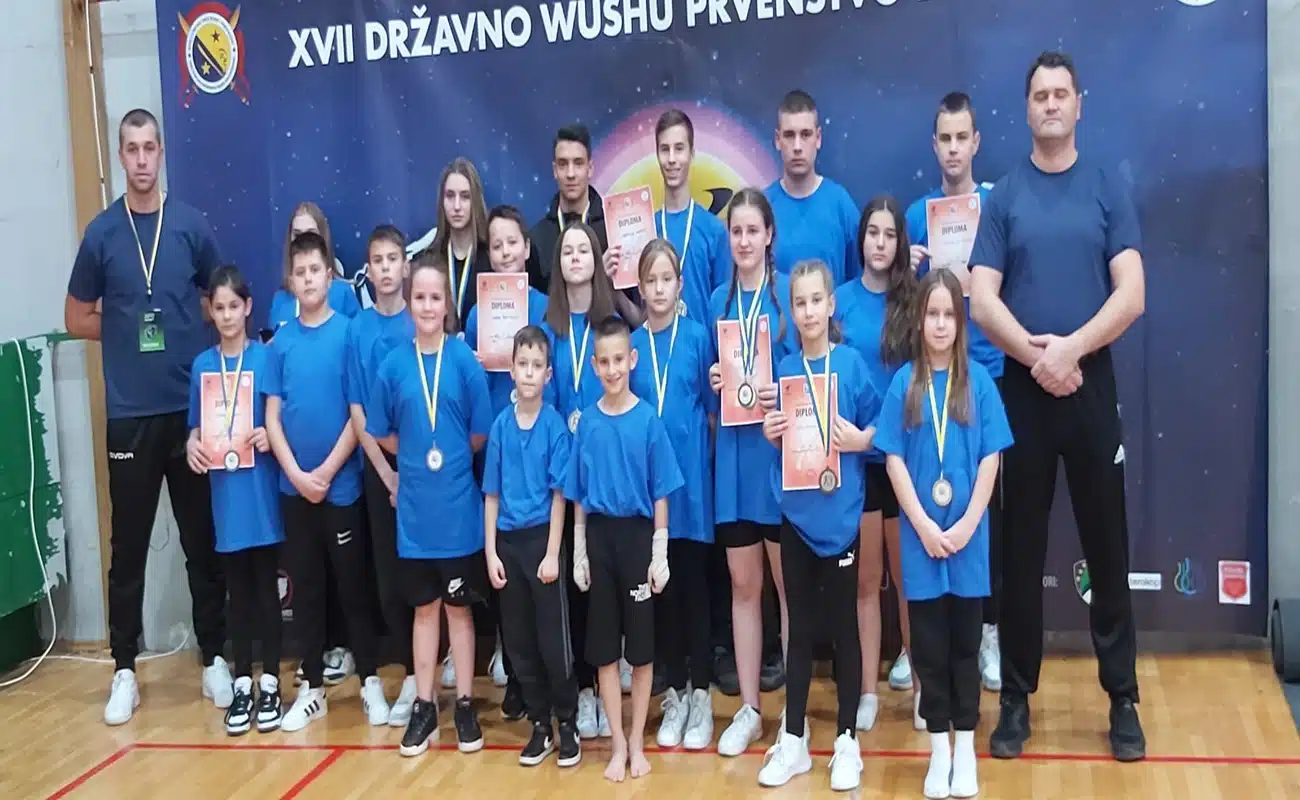 Kung fu borci iz Teočaka osvojili drugo ekipno mjesto na državnom prvenstvu u Tuzli
