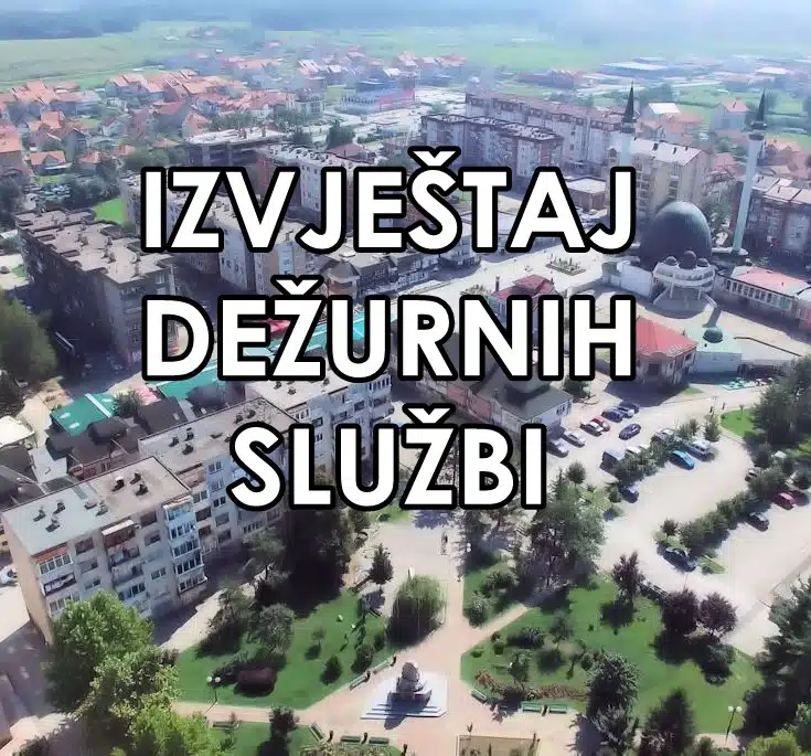 Izvještaj dežurnih službi grada Živinice za 24.01.2023. godine