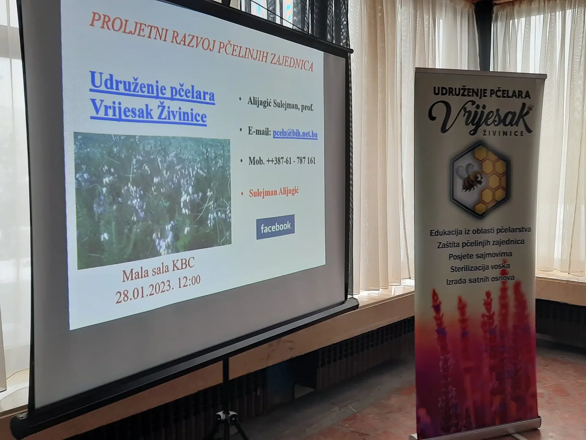 U Živinicama prof. Sulejman Alijagić održao predavanje za pčelare