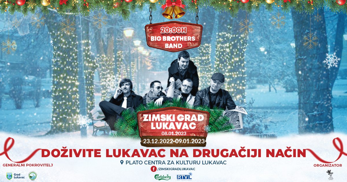 big brothers band koncertom zatvara muzički program zimskog grada lukavac