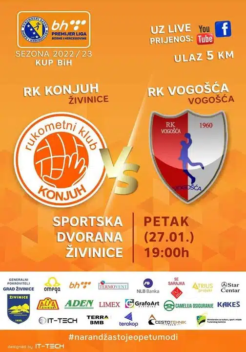 KUP BiH – RK Konjuh – RK Vogošća