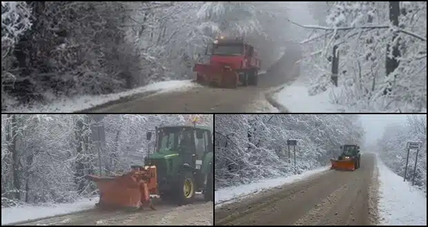 (VIDEO) Radnici tuzlanskog Komunalca čiste snijeg u visinskim zonama