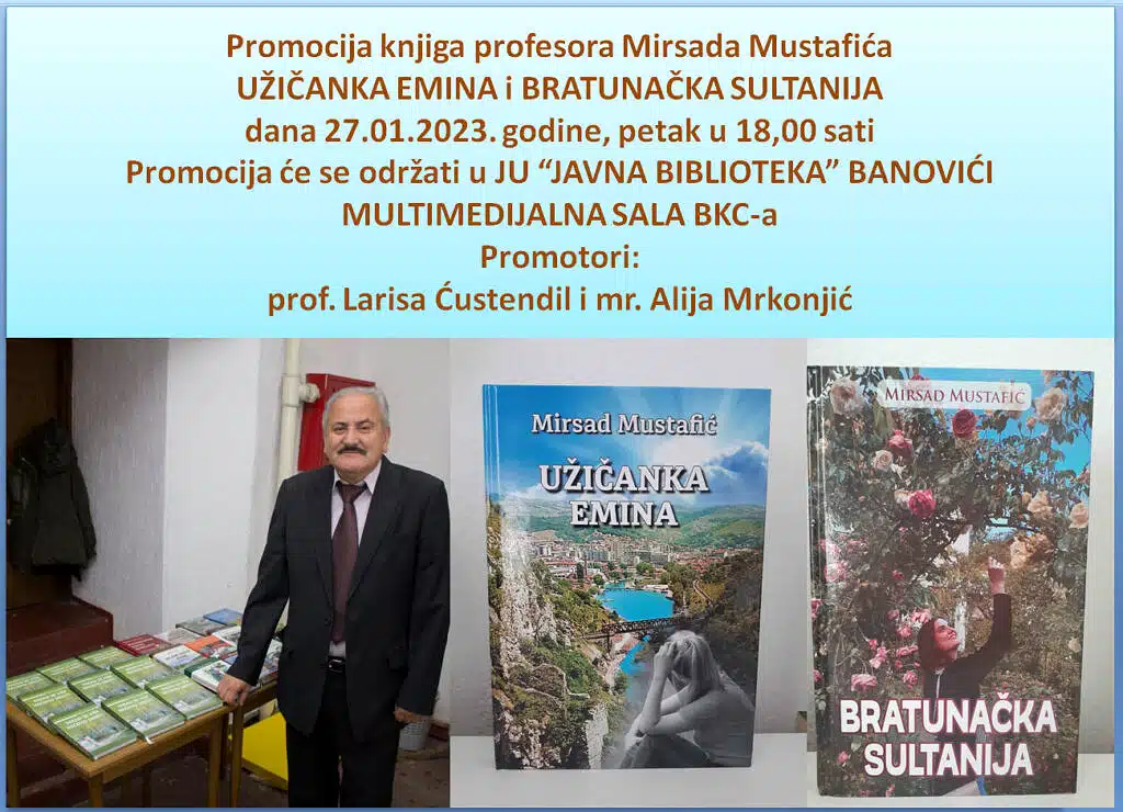 Promocija književnih djela Mirsada Mustafića