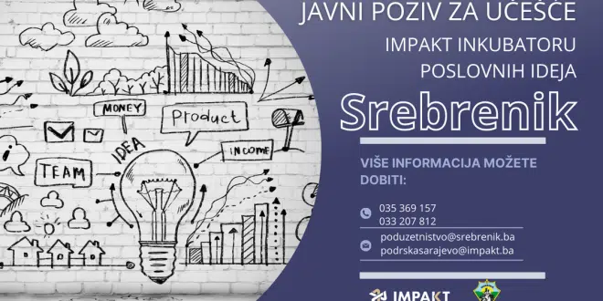 Javni poziv za učešće u Impakt inkubatoru poslovnih ideja – .