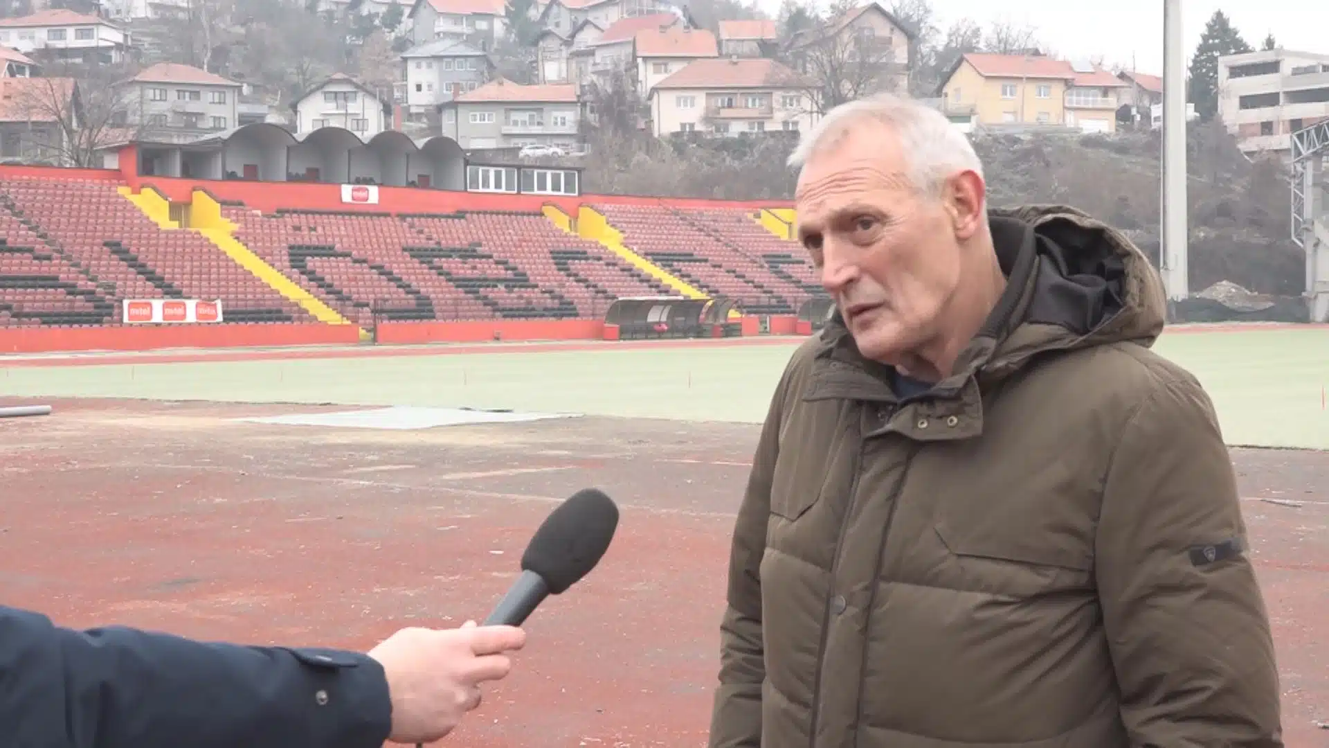(Video) Nastavak infrastrukturnih radova na Gradskom stadionu Tušanj u 2023.godini