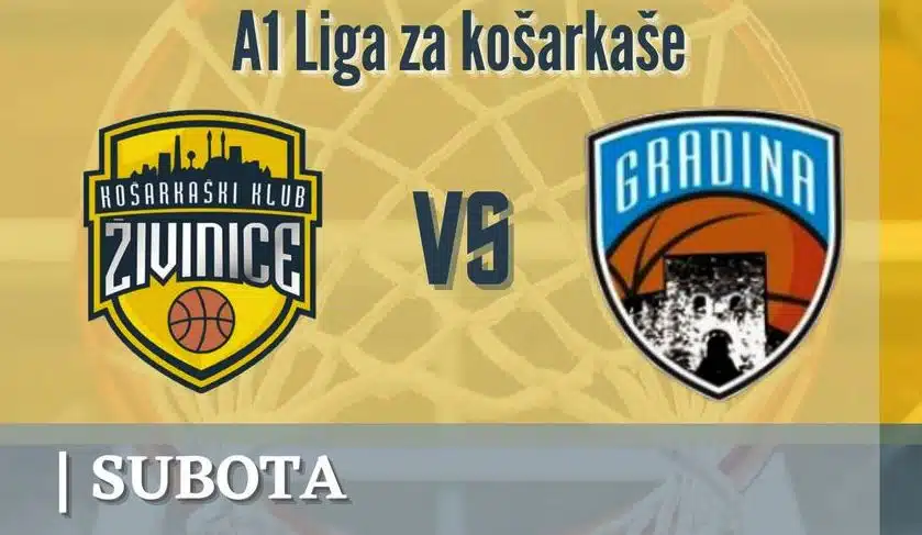 Košarka:U subotu KK Živinice protiv Gradine