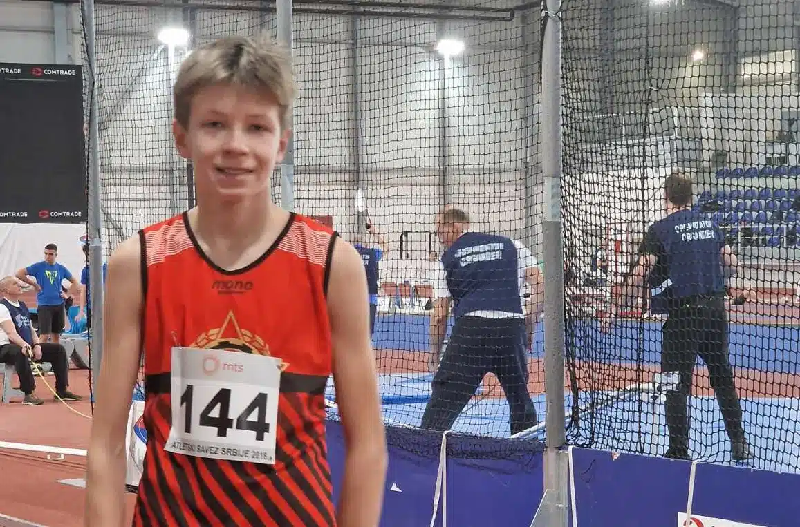 Mladi tuzlanski atletičar Nikola Pavljašević istrčao najbolji bh. rezultat u svom uzrastu