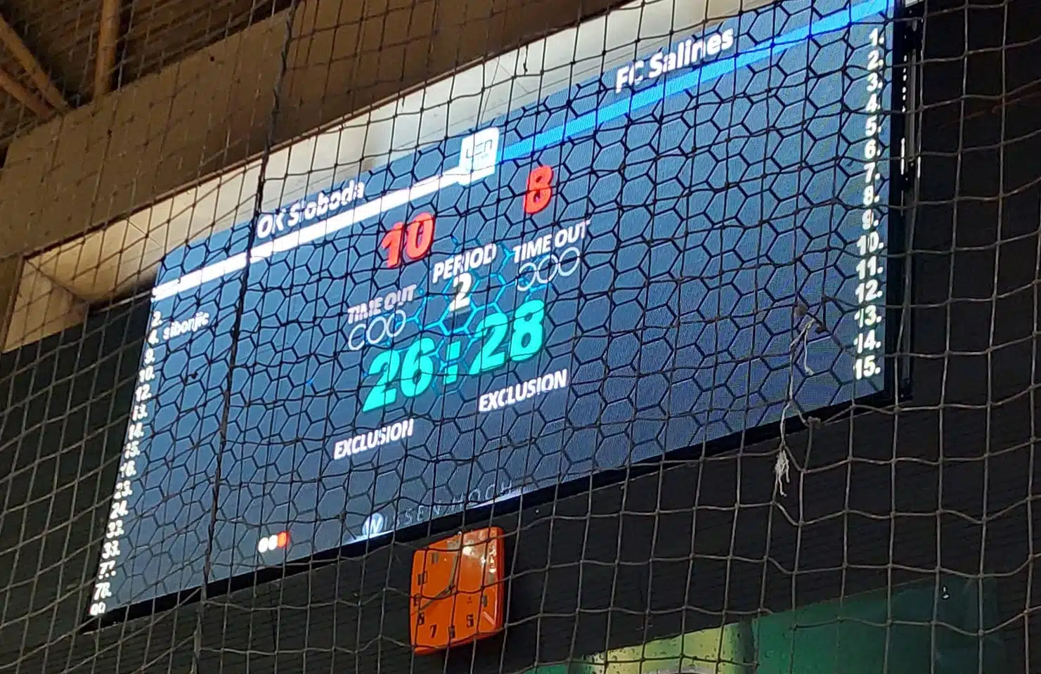 Novi sportski semafor ugrađen i u maloj dvorani tuzlanskog Mejdana