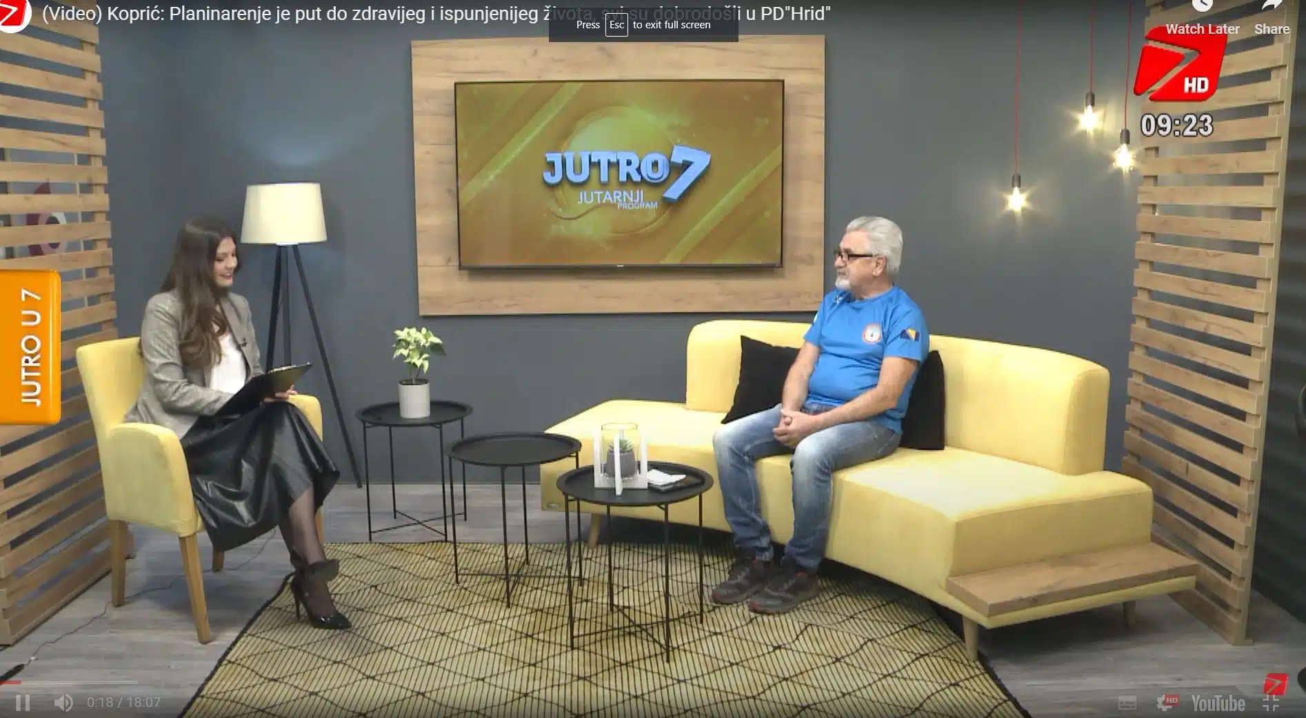 (Video) Koprić: Planinarenje je put do zdravijeg i ispunjenijeg života, svi su dobrodošli u PD “Hrid” |