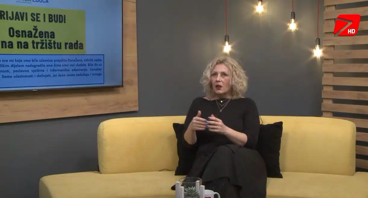 (Video) Od marta novi ciklus projekta “OsnaŽena – Aktivna na tržištu rada” |