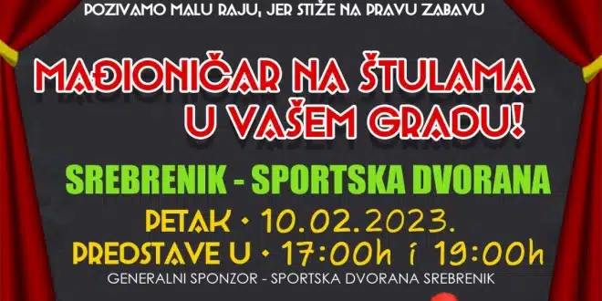 U Srebrenik stiže mađioničar Aladin! – .
