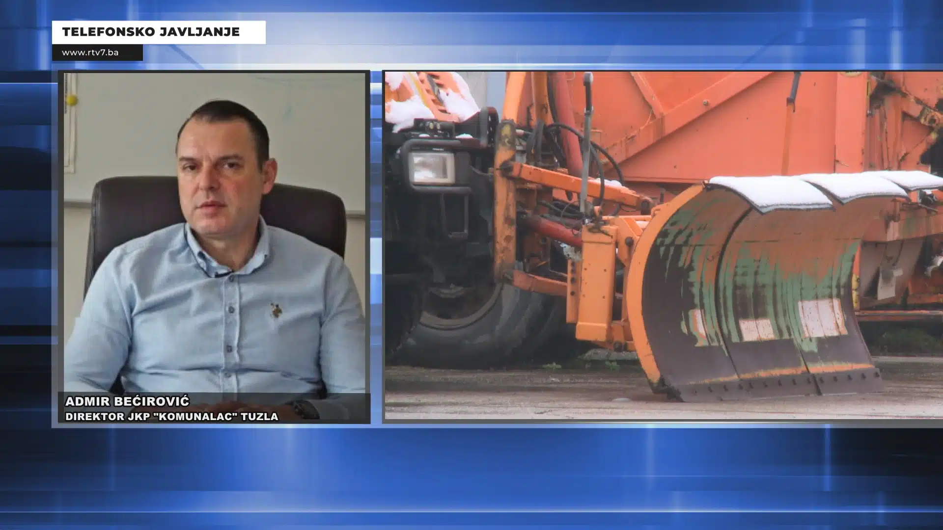 (VIDEO) Radnici JKP “Komunalac” izvršili posipanje abrazivnim materijalom prilaza biralištima | .