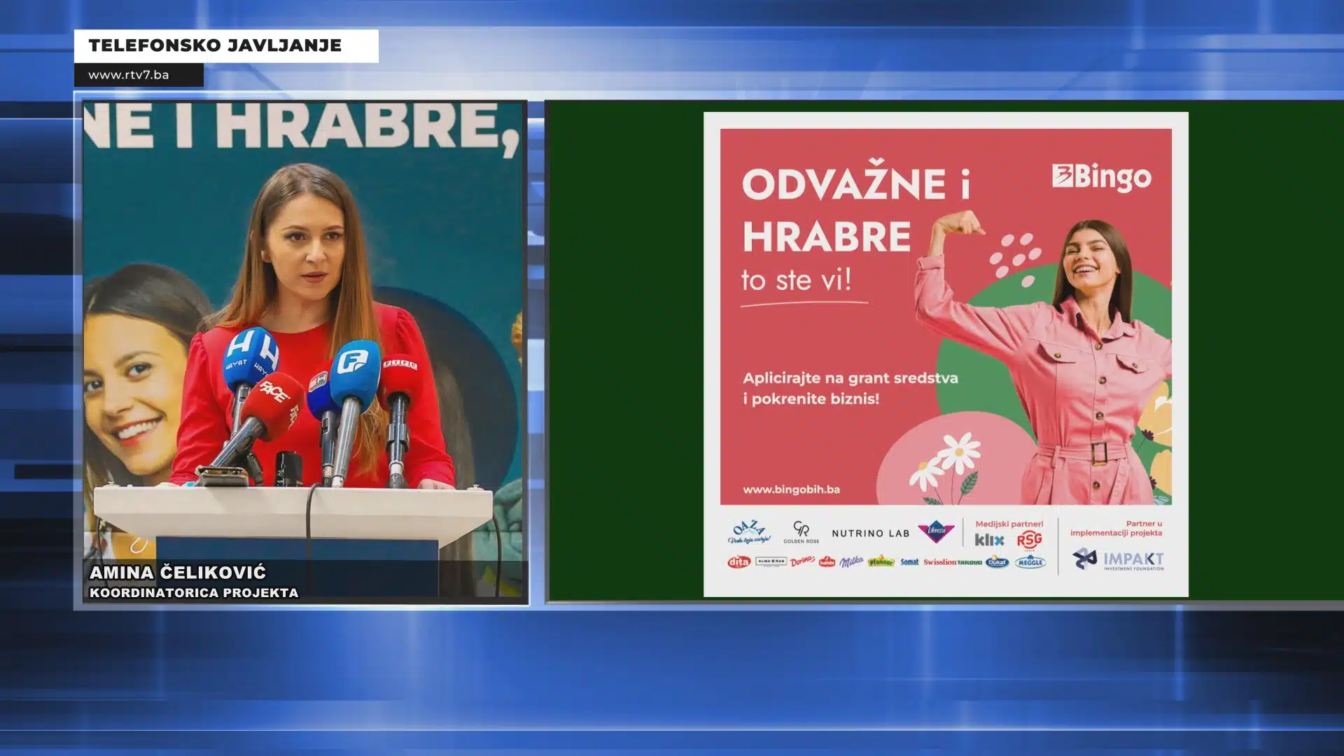 (Video) U toku prijave za učešće u projektu Odvažne i hrabre, to ste vi! |