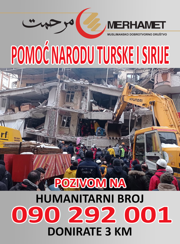 pomozimo narodu turske i sirije – .
