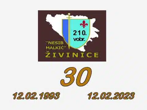 12.02.1993. – 12.02.2023. 210 Viteška brigada___30 godina