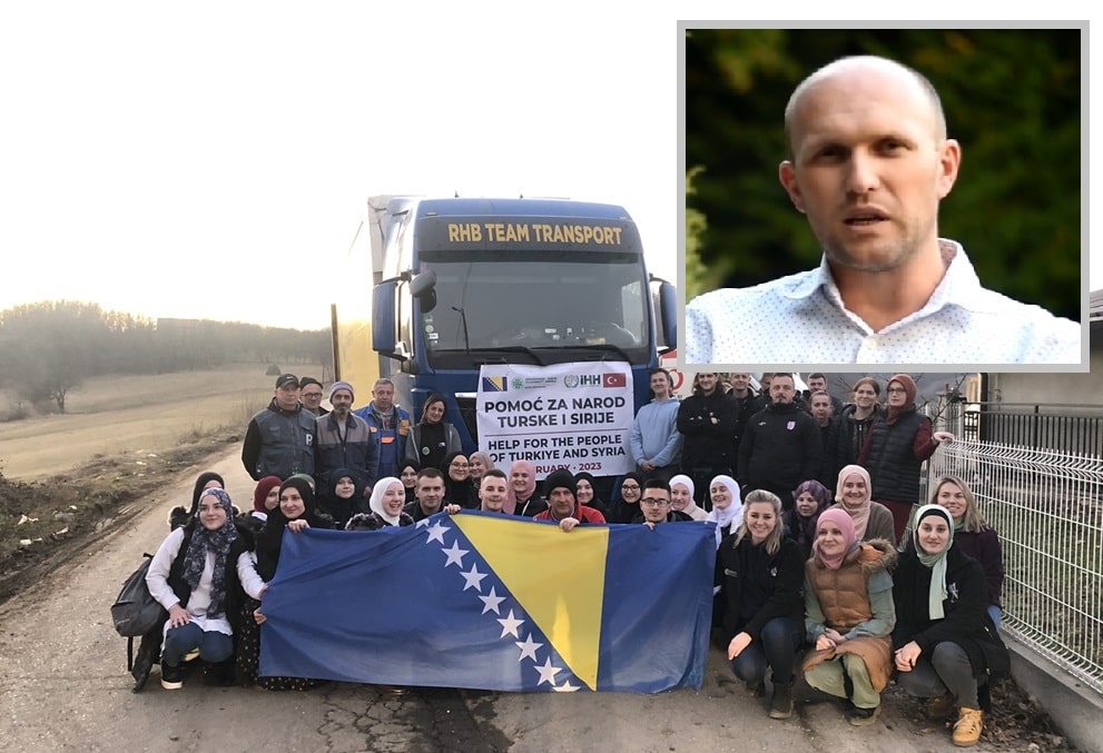kalesijac rusmir hasanović besplatno ustupio kamion za prevoz pomoći u tursku
