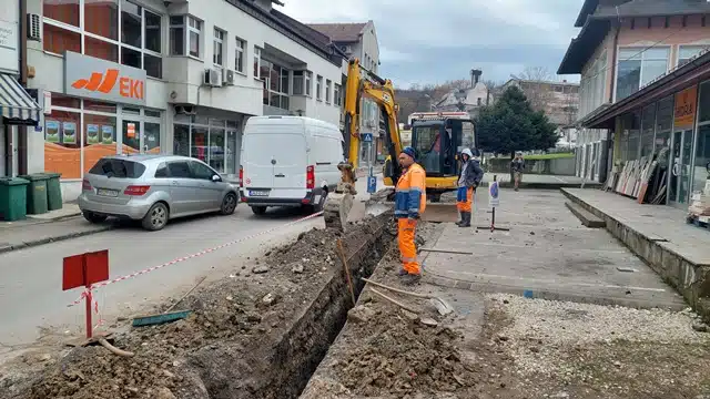 Radovi na vodovodnoj mreži u užem dijelu grada | .