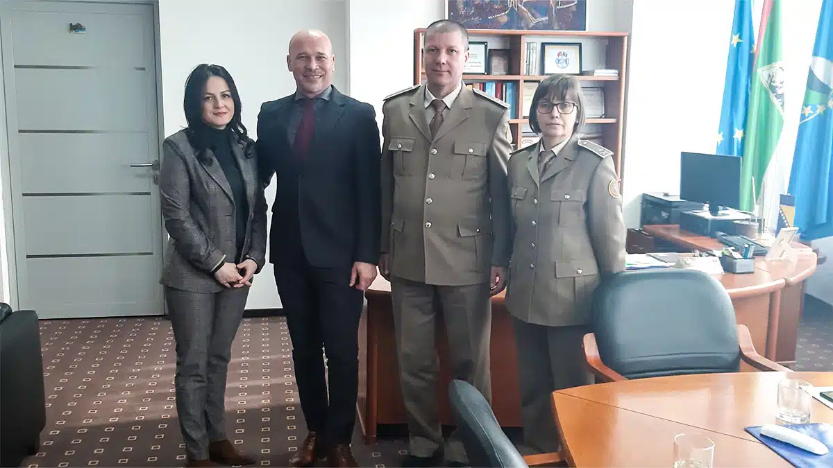 Delegacija  2. pješadijskog (rendžerskog) puka u posjeti Gradskoj upravi Srebrenik