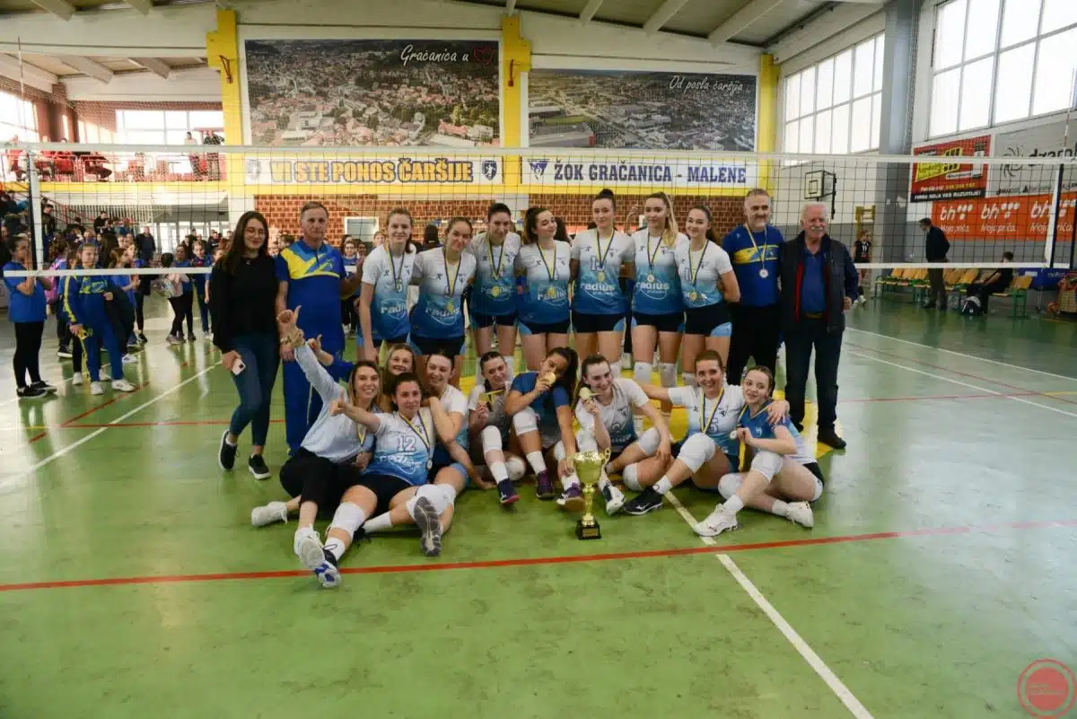 Malene donijele pehar u Gračanicu – prvakinje Prve federalne lige –