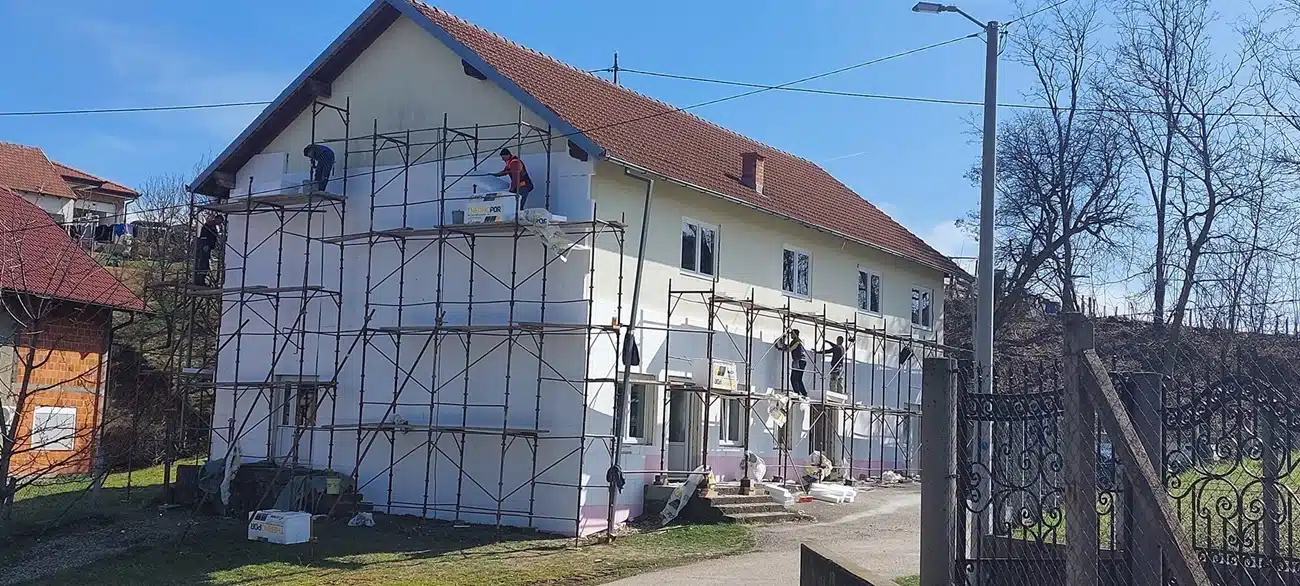 U toku radovi na utopljavanju zgrade MZ Kovačevići