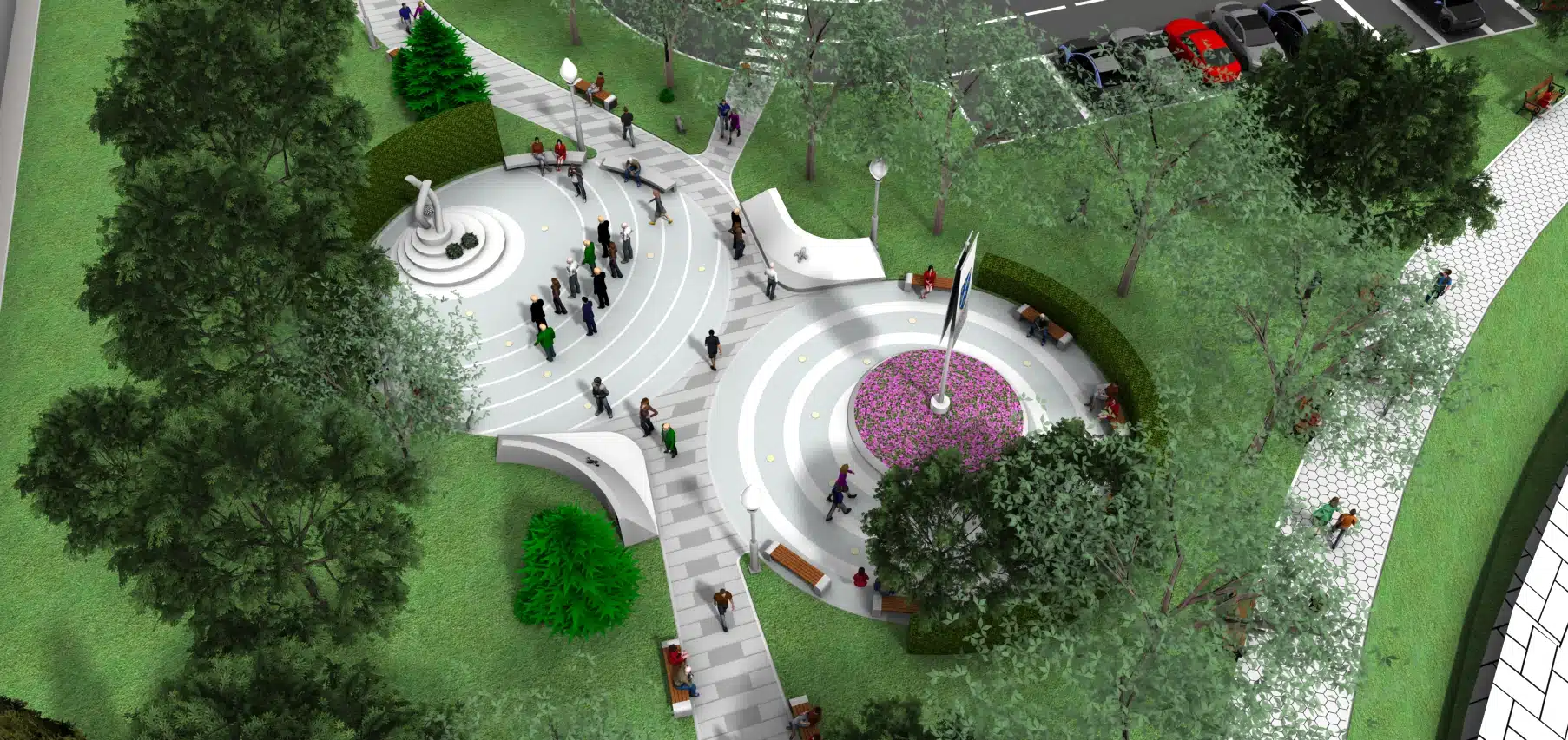 Ovako će izgledati Spomen park branilaca grada 15. maj u Tuzli (FOTO)