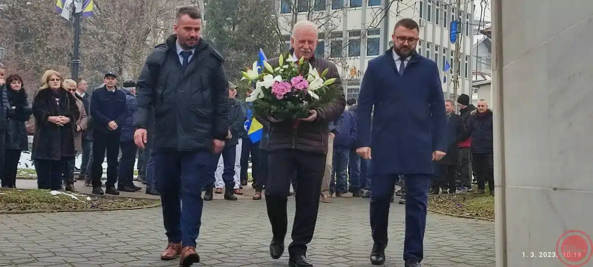 Polaganje cvijeća povodom Dana nezavisnosti BiH